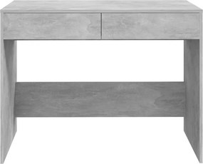 vidaXL Γραφείο Γκρι Σκυροδέματος 101x50x76,5 εκ. Επεξεργασμένο Ξύλο