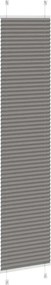 vidaXL Πλισέ περσίδα Ανθρακί 40x200 cm Πλάτος υφάσματος 39,4 cm