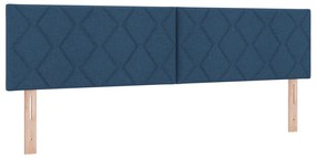 vidaXL LED Κεφαλή Διαμαντιών Μπλε 180 εκ Ύφασμα