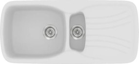 Sanitec Classic 309 (97×51) - Γρανιτένιος νεροχύτης - White