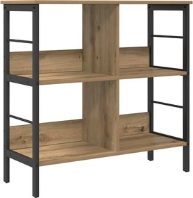 vidaXL Ράφι Βιβλίων Artisan Oak 82 x 32 x 79 εκ. Επεξεργασμένο ξύλο