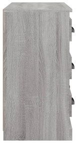 vidaXL Μπουφές Γκρι Sonoma 70x35,5x67,5 εκ. από Επεξεργασμένο Ξύλο