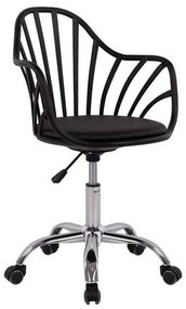 Καρέκλα Γραφείου Becky 57x57x96 HM8457.02 Black