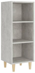vidaXL Ντουλάπι Γκρι Σκυροδέματος 34,5x32,5x90 εκ. Επεξεργασμένο Ξύλο
