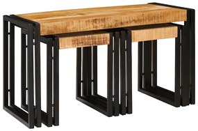 vidaXL Τραπέζι Σαλονιού με Στηρίγματα 3 pcs