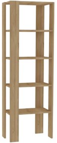 Ραφιέρα Δαπέδου Pucon 495SSE1218 53x23x160cm Oak