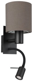 Φωτιστικό Επίτοιχο Eglo 900701 PASTERI Μαύρο Ματ (Black Mat)