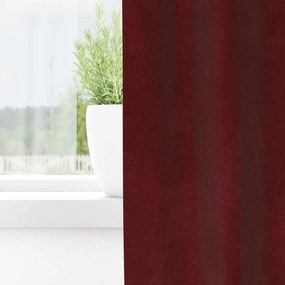vidaXL Κουρτίνες 2 τμχ. Κόκκινο 140 x 260 cm Βελούδο