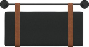 vidaXL Κρεμαστό Κεφαλάρι Μαύρο Αντίκα PU