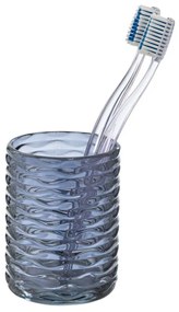 Ποτήρι Οδοντόβουρτσας (Φ7.5x10) Wenko Vetro Dark Blue 25717100
