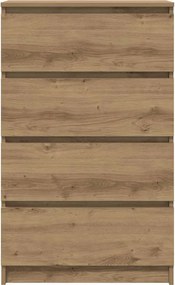 vidaXL Μπουφές Τεχνίτης Δρυς 60x35x98,5 εκ Ξύλο μηχανής