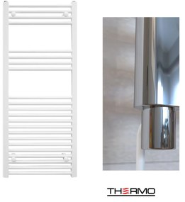 Thermo ALTO Θερμαινόμενη πετσετοκρεμάστρα από Mild Steel με ηλεκτρική λειτουργία, 120x50cm White