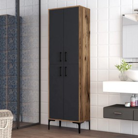 Ντουλάπι Καρυδί / Ανθρακί CEPEGEN 60x35x200