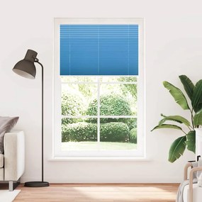 VidaXL Πλισέ Στόρι Μπλε 120x200 εκ. Πλάτος Υφάσματος 119,4 εκ. Πολυεστέρας