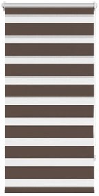 vidaXL Σύστημα Σκίασης Ρόλερ Zebra Καφέ 60 x 120 εκ.