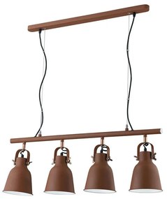 Φωτιστικό Οροφής - Ράγα I-Legend-S4 BRO Copper Luce Ambiente Design Metal
