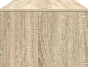 vidaXL Επιτοίχιο γραφείο Επιτοίχιο Δρύς Sonoma 100 x 45 x 30 εκ