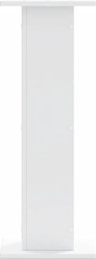 vidaXL Βάσεις Φυτών 2 τεμ. Λευκές 30x30x80 εκ. από Επεξεργασμένο Ξύλο
