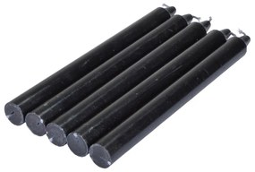 Κεριά Για Κηροπήγιο 20εκ. (Σετ 5τμχ) L-C Essentiel Noir 6BGT101NR