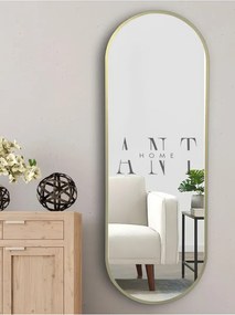 Stewehome Ελλειπτικός καθρέφτης τοίχου από γυαλί 180x60 cm