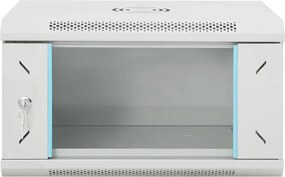 vidaXL Ντουλάπι Δικτύου Επιτοίχιο 6U 19" IP20 53x40x30 εκ.
