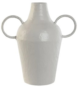 Βάζο Home ESPRIT Λευκό Μέταλλο 33,5 x 20 x 36 cm