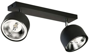 Φωτιστικό Οροφής - Σποτ Altea 6518 2xGU10 AR111 12W 22x17cm Black TK Lighting