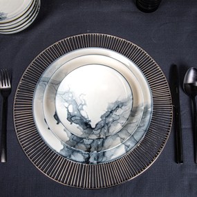 Dinner Set (24 Pieces) GBSATN24Y4R1360 Multicolor