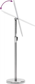 vidaXL Βάσεις Αφισών 2 pcs Ασημί 32,7 x 24 x 108 εκ. Αλουμίνιο