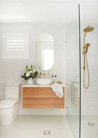 Stewehome Σύνθεση καθρεπτών με ασύμμετρο σχέδιο από πολυρεσίνη 50x4x4 cm