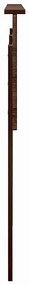 vidaXL Κεφαλάρι με κεφαλάρι Καφέ δρυς 180 cm Επεξεργασμένο ξύλο