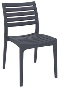 SIESTA ARES ΚΑΡΕΚΛΑ DARK GREY ΠΟΛ/ΝΙΟΥ 48Χ58Χ83.7εκ.20.0336