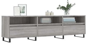 vidaXL Έπιπλο Τηλεόρασης Γκρι Sonoma 150x30x44,5 εκ. από Επεξεργ. Ξύλο