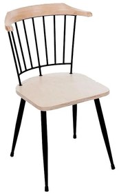 296 India μεταλλική καρέκλα Σε πολλούς χρωματισμούς 53x48x46xh82cm Ξύλο