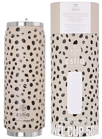 ESTIA ΘΕΡΜΟΣ TRAVEL CUP SAVE THE AEGEAN 500ml LEOPARD TAUPE