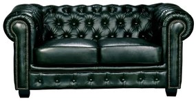 CHESTERFIELD Birmingham Καναπές 2Θέσιος Σαλονιού Καθιστικού,Δέρμα Antique Green
