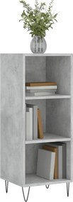 vidaXL Ντουλάπι Γκρι Σκυροδέματος 34,5x32,5x90 εκ. Επεξεργασμένο Ξύλο