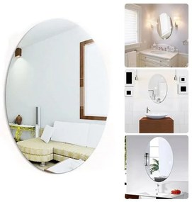 Αυτοκόλλητο καθρέφτης – soft mirror sticker 4 τμχ 20×30 cm