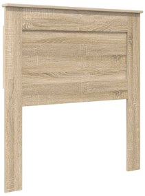 vidaXL Κρεβάτι Αποθήκης Δρύς Sonoma 75 x 190 cm Επεξεργασμένο ξύλο