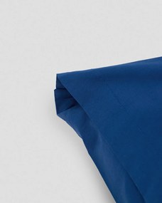 Βαμβακερή Blue Navy Μαξιλαροθήκη Περκάλι Zonar