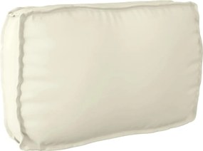 vidaXL Μαξιλάρι Κρεμ 70 x 40 x 12 cm Ύφασμα Όξφορντ