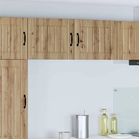vidaXL Ντουλάπα Τοίχου LUCCA 2 pcs Artisan Δρυς Επεξεργασμένο Ξύλο