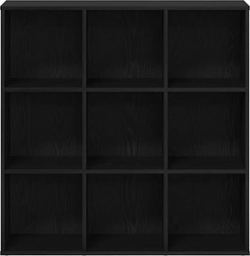 vidaXL Βιβλιοθήκη Μαύρη Δρυς 98x29x97,5 εκ. από Τεχνητό Ξύλο