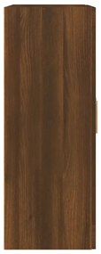 vidaXL Ντουλάπι Τοίχου Καφέ Δρυς 69,5x32,5x90 εκ. Επεξεργασμένο Ξύλο