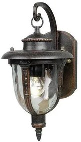 Φανάρι Απλίκα Φωτιστικό Τοίχου 1xE27 Μπρονζέ IP44 Φυσητό Γυαλί 32cm St Louis STL2-S-WB Elstead Lighting-STL2-S-WB-Μπρονζέ STL2-S-WB