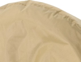 Πουφ πολυθρόνα Norm PRO pakoworld 100% αδιάβροχο μόκα