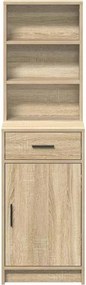 vidaXL Highboard Δρύς Sonoma 40 x 40,5 x 135 εκ. Επεξεργασμένο ξύλο
