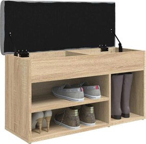 VidaXL Παπουτσοθήκη Sonoma Δρυς 82x32x45,5 εκ. από Επεξεργασμένο Ξύλο