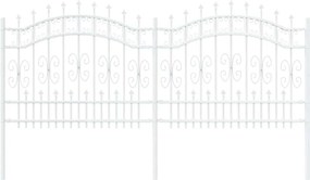 vidaXL Φράχτης Κήπου Kampen Λευκό 240 x 140 cm