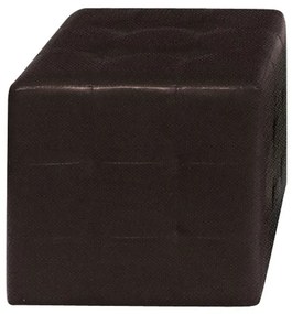 CONY Σκαμπό Βοηθητικό, PU Σκούρο Καφέ 37x37x42cm Ε7046,2